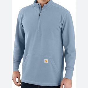 CARHARTT Men’s Relaxed Fit Heavyweight Long Sleeve 1/2 Zip Thermal Shirt, SZ L.